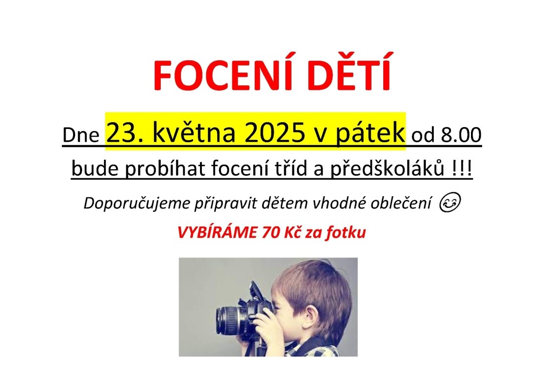 Focení dětí