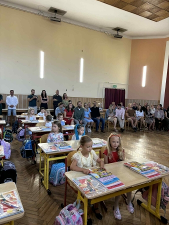 Vítání prvňáčků v Tísku