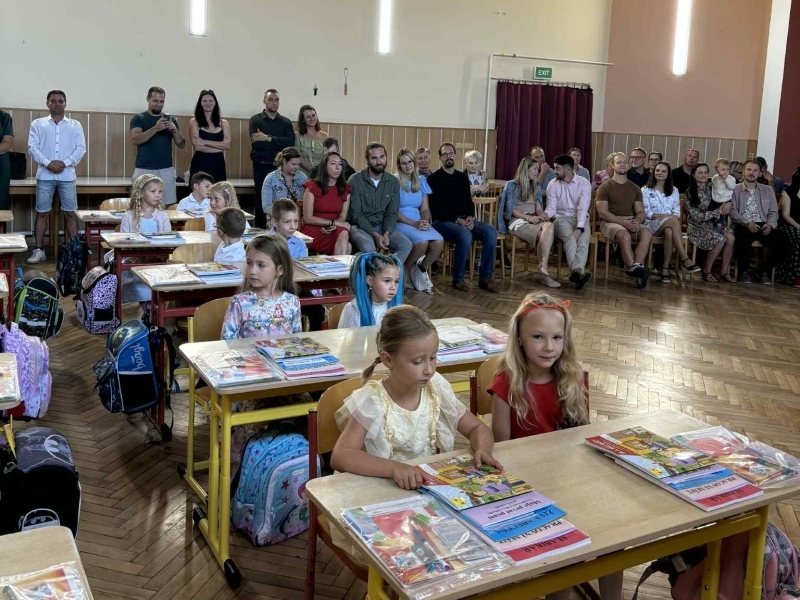 Vítání prvňáčků v Tísku