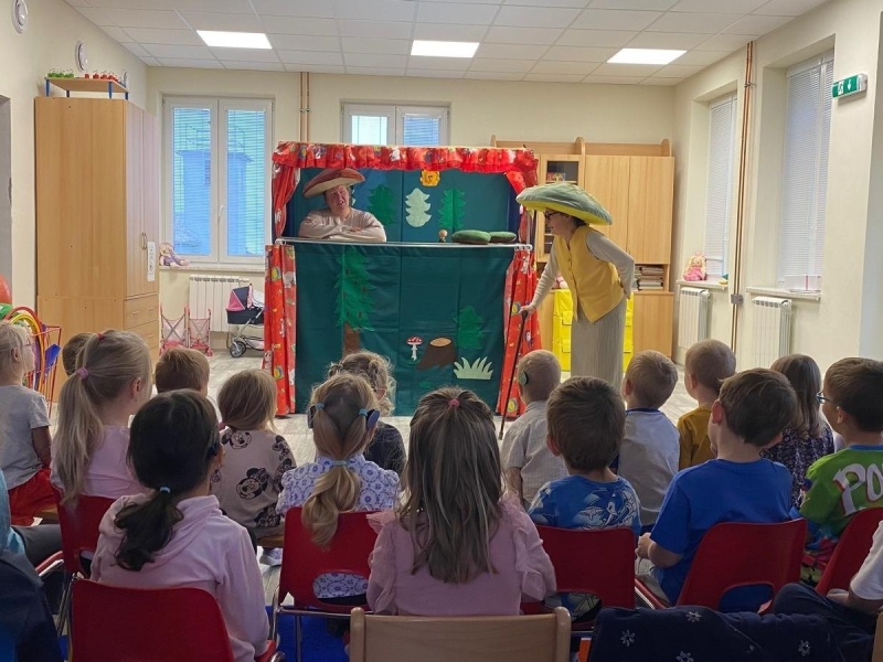 Houbařská pohádka s divadélkem Koloběžka