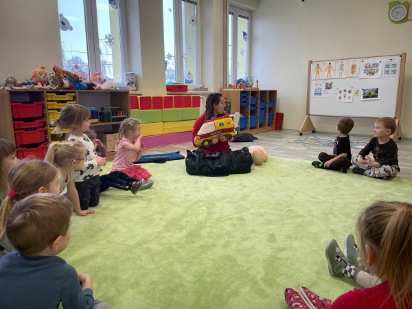 Záchranářské dopoledne ve školce