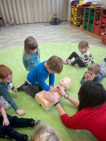 Záchranářské dopoledne ve školce