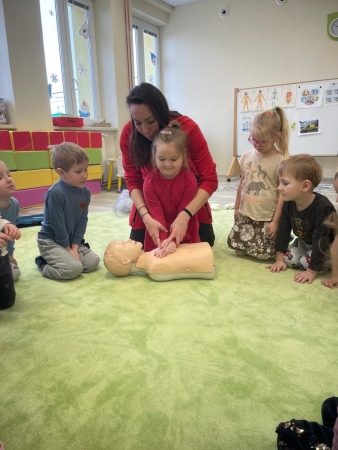 Záchranářské dopoledne ve školce
